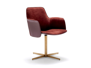 ELECTA - Swivel with 4-spoke base chair by Fasem - view 2