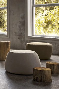 FUJI - Velvet pouf by Felis - view 3