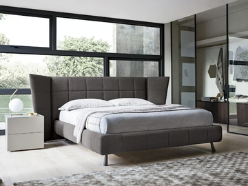 GABER - Fabric storage bed with upholstered headboard by Felis - view 2