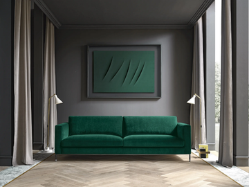 LARSON - 3 seater fabric sofa by Felis - view 3