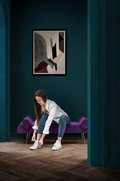 SIGMUND - Upholstered fabric bench by Felis - view 3