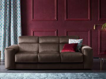 AJAR - 3 seater velvet sofa by Felis - view 2