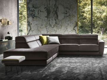 WINSTON - Corner velvet sofa by Felis - view 3