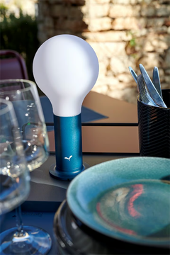 APLÔ - LED aluminium and polyethylene Outdoor table lamp cordless by Fermob - view 3