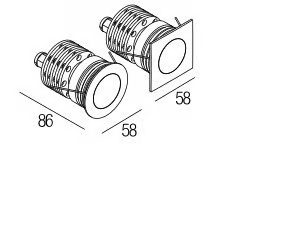 FLY 6 - Recessed LED spotlight by Flexalighting - view 3