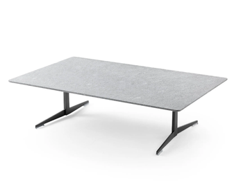 FLY - Rectangular stone coffee table by Flexform - view 2