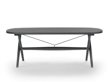 BOMA - Oval wooden dining table by Flexform - view 3