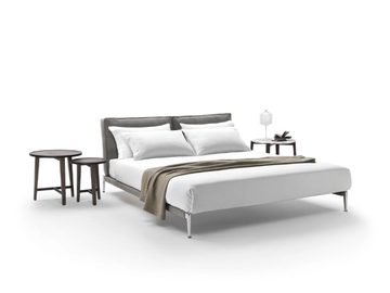 ADDA - Fabric double bed with upholstered headboard by Flexform - view 3