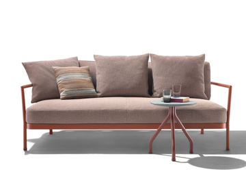 CAMARGUE - 3 seater aluminium and fabric garden sofa by Flexform - view 3