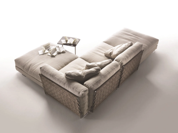 CESTONE - Sectional fabric sofa by Flexform - view 3