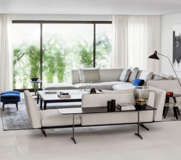 CESTONE - Rectangular solid wood coffee table by Flexform - view 3