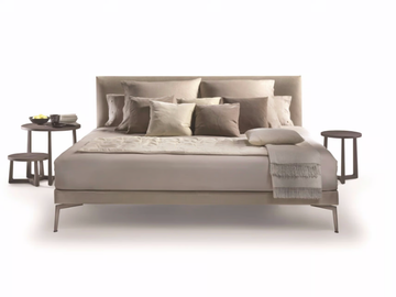 FEEL GOOD - FEEL GOOD TEN - Fabric double bed with upholstered headboard by Flexform - view 2