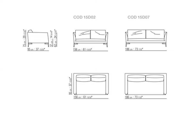 FEEL GOOD - FEEL GOOD TEN - 2 seater leather sofa by Flexform - view 3