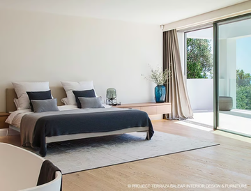 FEEL GOOD - FEEL GOOD TEN - Fabric double bed with upholstered headboard by Flexform - view 3