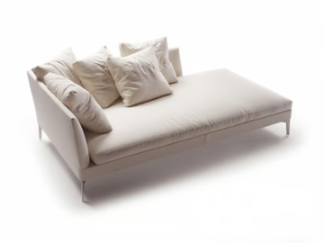 FEEL GOOD LARGE - FEEL GOOD TEN LARGE - Fabric day bed with removable cover by Flexform - view 2