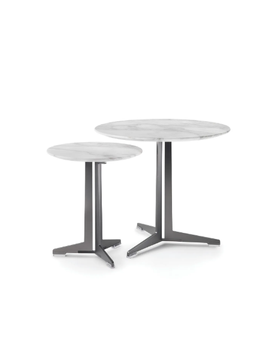FLY - Round marble coffee table by Flexform - view 3