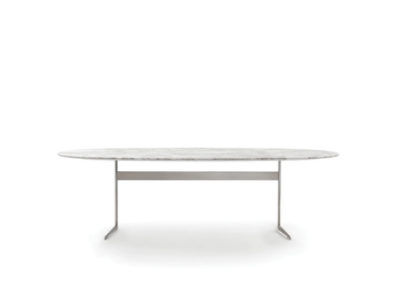 FLY - Oval marble dining table by Flexform - view 3