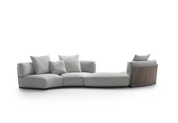 VULCANO OUTDOOR - Sectional fabric garden sofa by Flexform - view 3