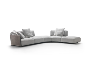 VULCANO OUTDOOR - Sectional fabric garden sofa by Flexform - view 2