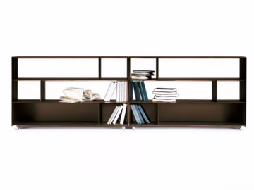 GROUNDPIECE - Open metal bookcase by Flexform - view 2