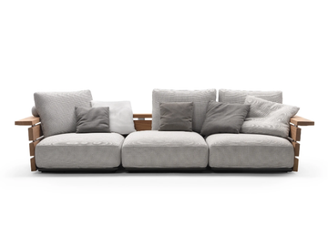 ONTARIO - Sectional fabric outdoor sofa by Flexform - view 2