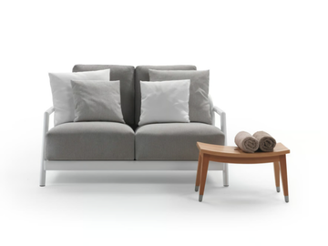 ALISON OUTDOOR - 2 seater fabric garden sofa with removable cover by Flexform - view 2