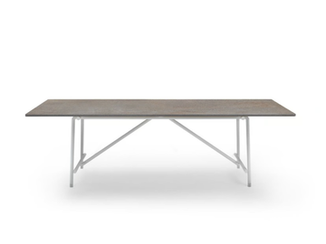 ANY DAY OUTDOOR - Rectangular stone garden table by Flexform - view 2