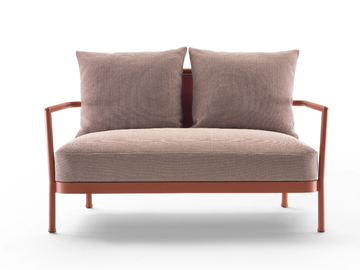 CAMARGUE - 2 seater aluminium and fabric garden sofa by Flexform - view 2