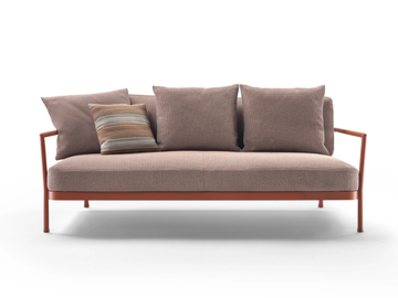 CAMARGUE - 3 seater aluminium and fabric garden sofa by Flexform - view 2