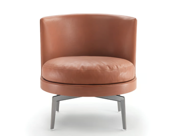 FEEL GOOD - FEEL GOOD SOFT - Leather easy chair by Flexform - view 2