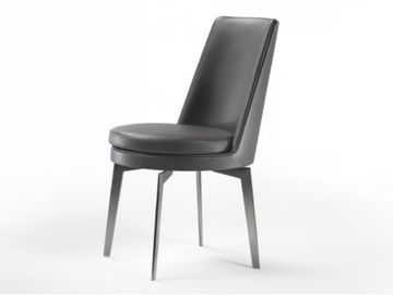 FEEL GOOD - Leather chair with integrated cushion by Flexform - view 2