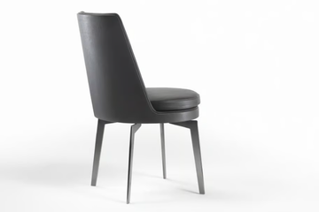 FEEL GOOD - Leather chair with integrated cushion by Flexform - view 3