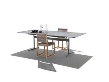 FLY - Rectangular stone table by Flexform - view 2