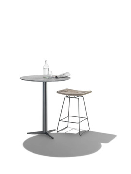 FLY OUTDOOR - High table with 3-star base by Flexform - view 3