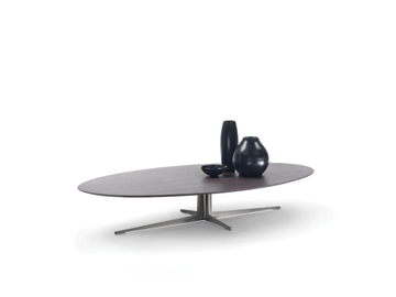 FLY - Oval wooden coffee table by Flexform - view 3