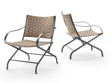 CARLOTTA OUTDOOR - Outdoor polypropylene easy chair by Flexform - view 2