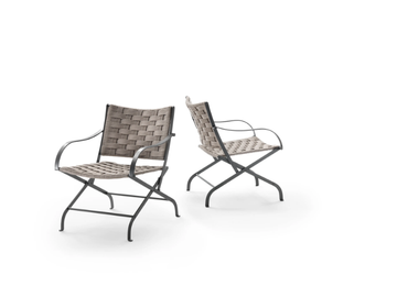 CARLOTTA OUTDOOR - Outdoor polypropylene easy chair by Flexform - view 3
