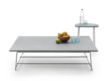 ANY DAY OUTDOOR - Low stone coffee table by Flexform - view 2