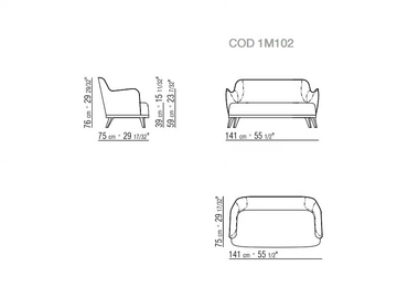 LYSANDRE - Small sofa by Flexform - view 3