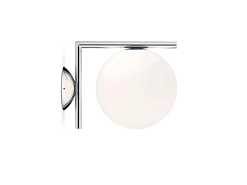 IC LIGHTS C/W1 - Opal glass and metal wall lamp by Flos - view 2