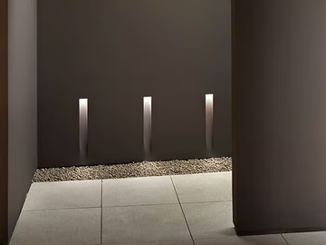 VERTICAL LIGHT SMALL - LED wall-mounted aluminium steplight by Flos - view 2