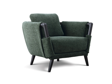 GAUDÍ - Fabric garden armchair with removable cover by Flou - view 2