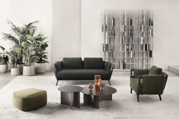 GAUDÍ - 2 seater fabric sofa with removable cover by Flou - view 3