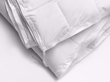 Goose feather duvet - Cotton duvet by Flou - view 2