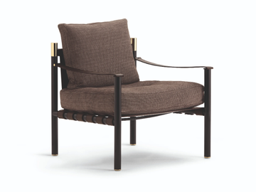 IKO - Easy chair with armrests by Flou - view 2
