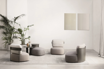 PIERRE - Fabric armchair with removable cover by Flou - view 3