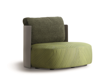 PIERRE - Fabric armchair with removable cover by Flou - view 2