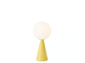 BILIA MINI - LED table lamp with metal base and glass lampshade _ FontanaArte by Fontana Arte - view 2