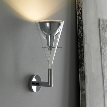 FLÛTE - LED glass and aluminium wall lamp _ FontanaArte by Fontana Arte - view 3