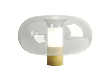 FONTANELLA - Blown glass and metal table lamp _ FontanaArte by Fontana Arte - view 3